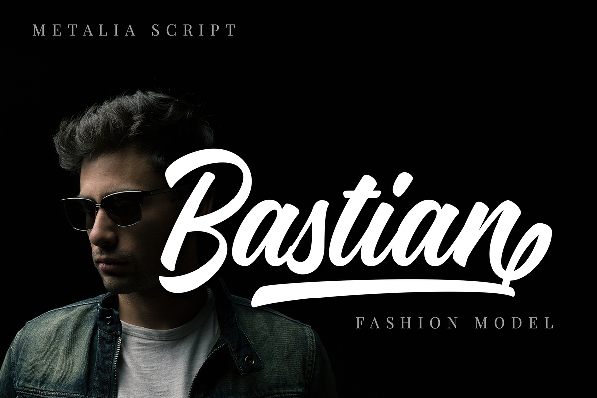 Metalia Script, a Script Font by hastatypestd (Photo 5 of 8)