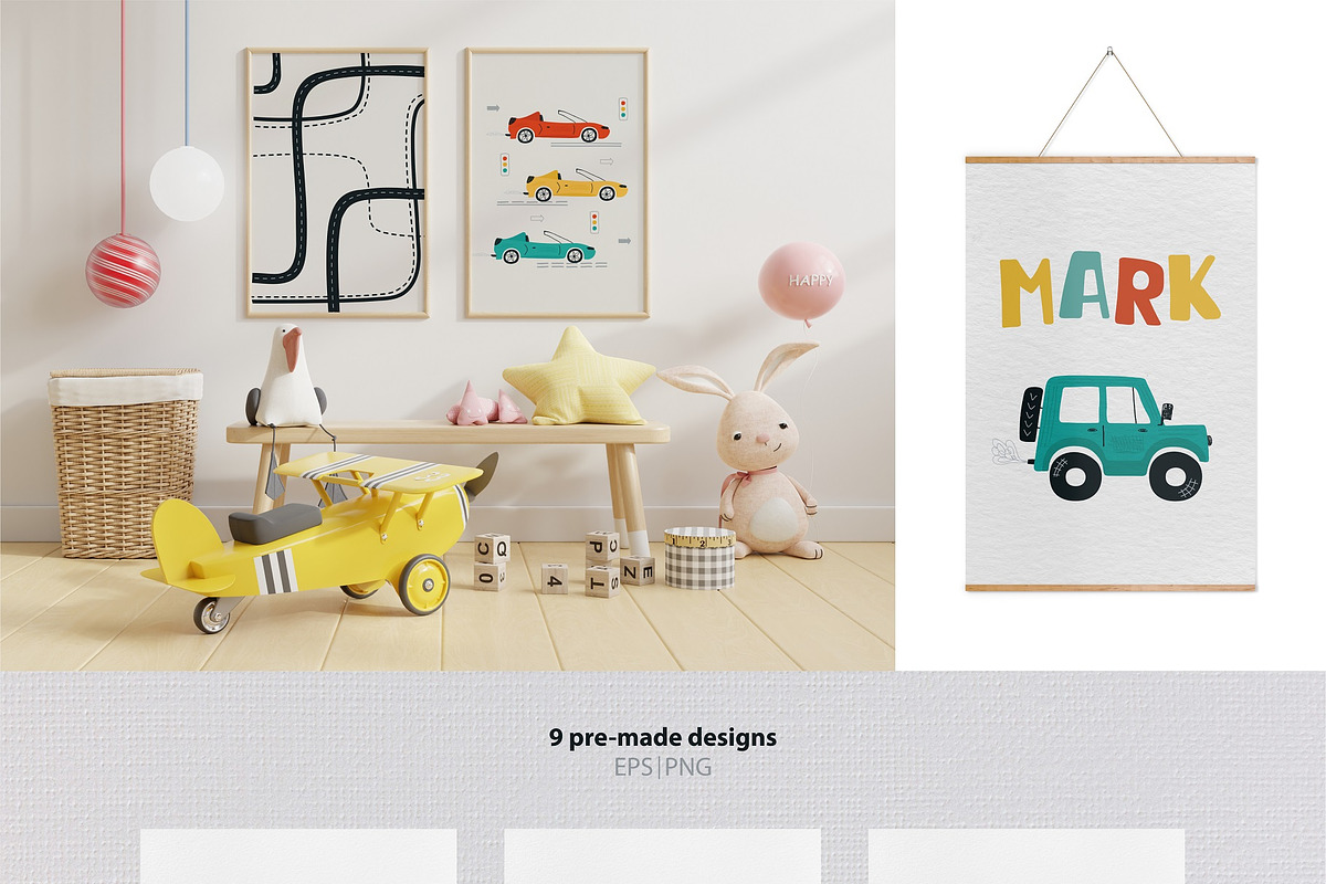 Beep! Kids car collection, a Decorative Illustration by RinSo_art (Photo 5 of 13)