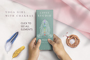 58 items. Meditation Girl set, a Decorative Illustration by anvinoart (Thumbnail 5 of 12)