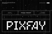 Pixfay || Modern Display Sans Serif, a Sans Serif Font by Ermedia Studio (Thumbnail 1 of 10)