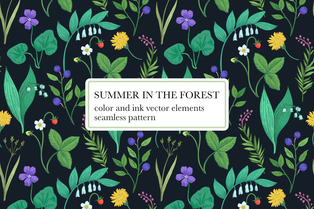 Summer in the forest illustrations, a Decorative Illustration by Robusta (Photo 1 of 4)