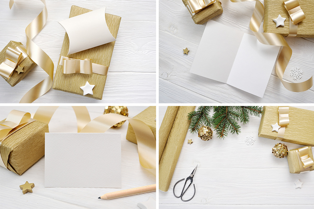 Christmas mock ups with smart object, a Print Template by Happy Letters (Photo 6 of 12)