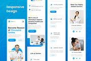 Dental Care Medical Web Ui Design, a Landing Page Template by Akib Tanjil (Thumbnail 2 of 2)