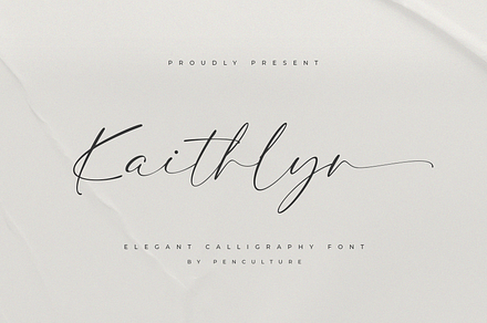 Kaithlyn – Elegant Calligraphy Font