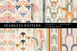 10 Isabella's Pastel Arches Patterns