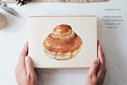 Sicilian Brioche Watercolor Clipart, a Food Illustration by Kolorata Art (Thumbnail 3 of 3)