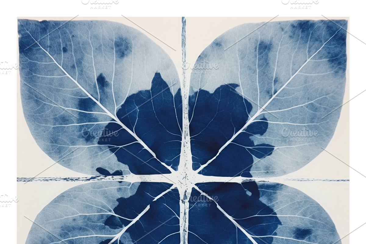 Cybo Collection · Cyanotype Botanics, a Texture Illustration by milatovar (Photo 14 of 19)