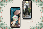 Hand-Lettered Christmas IG Stickers, a Graphic by Joyscript (Thumbnail 5 of 7)