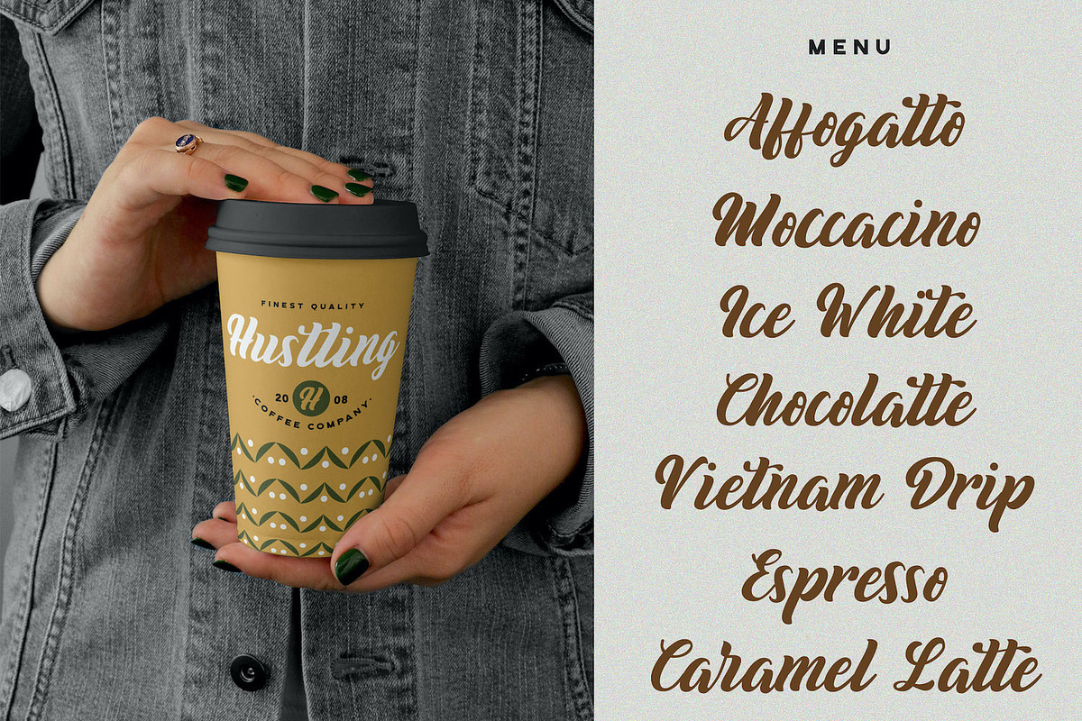 Biyonella - Retro Bold Script Font, a Script Font by StringLabs (Photo 8 of 13)