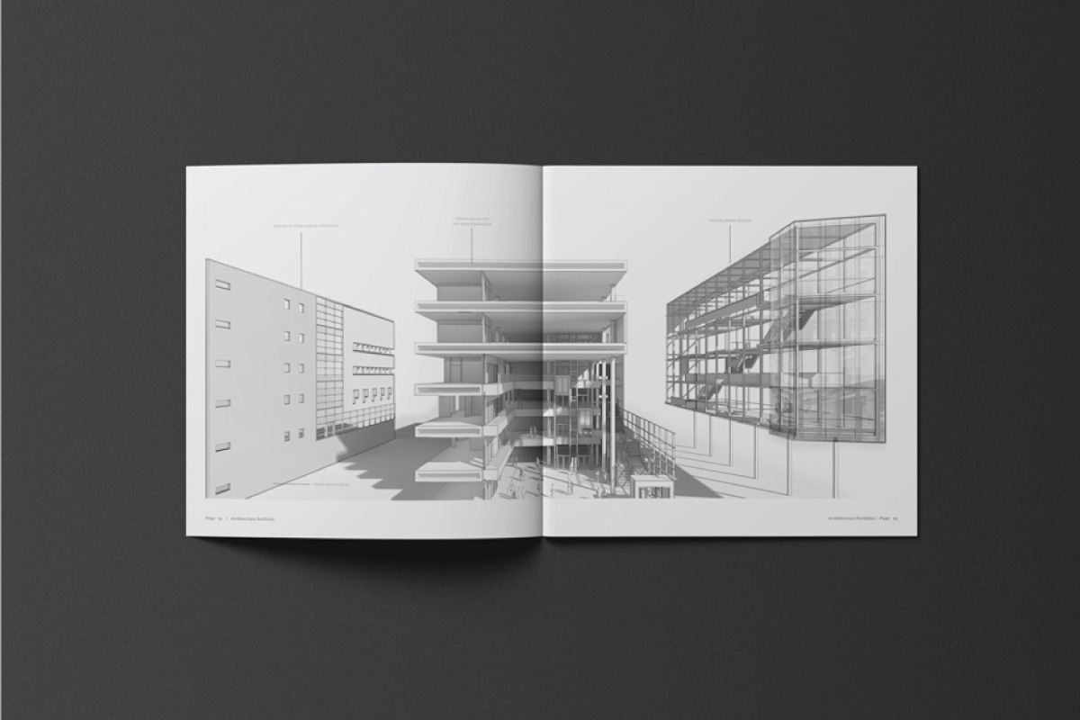 Square Architecture Portfolio, a Brochure Template by Alhaytar (Photo 8 of 15)
