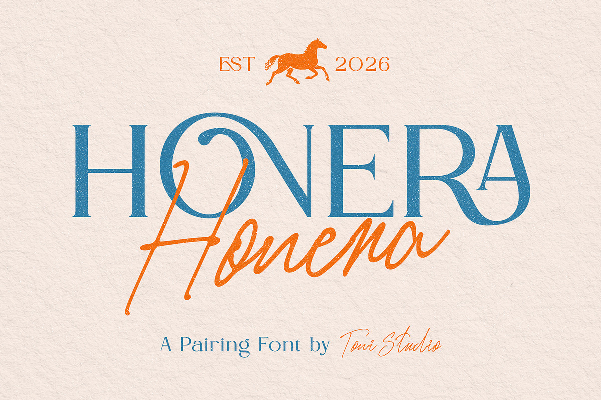 Honera || modern font duo, a Serif Font by ToniStudio (Photo 1 of 12)