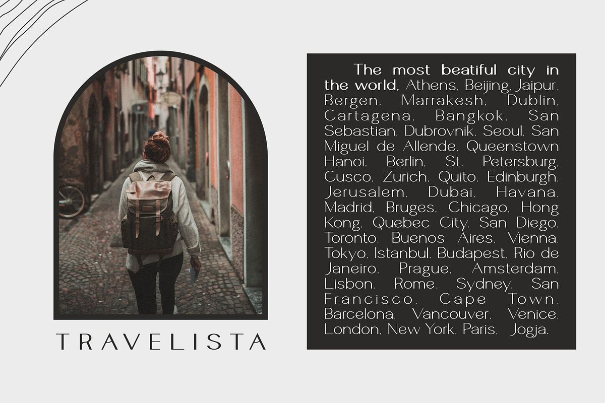 Croiscella Elegant Sans Serif, a Sans Serif Font by takoliko (Photo 12 of 14)