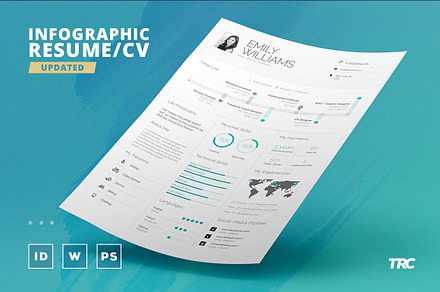 Infographic Resume/Cv Template Vol.8