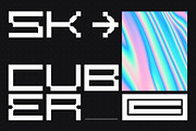 SK Cuber — Extended Monospaced Font, a Font by Shriftovik Type Foundry