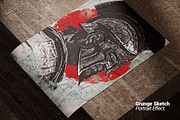 Grunge Sketch Portrait Effect, an Action Add-On by Amorjesu.com (Thumbnail 19 of 21)