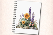 Wildflowers Watercolor Botanical Flo, an Illustration by Digital Artistic99 (Thumbnail 7 of 11)