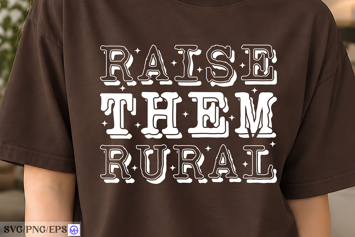 Raise Them Rural SVG, an Object Graphic by mh_arif (Photo 4 of 4)