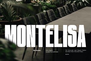 Montelisa, a Sans Serif Font by din-studio.com
