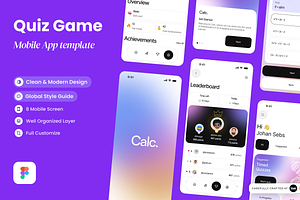 Calc. - Quiz App, an App Template by SLAB! Design