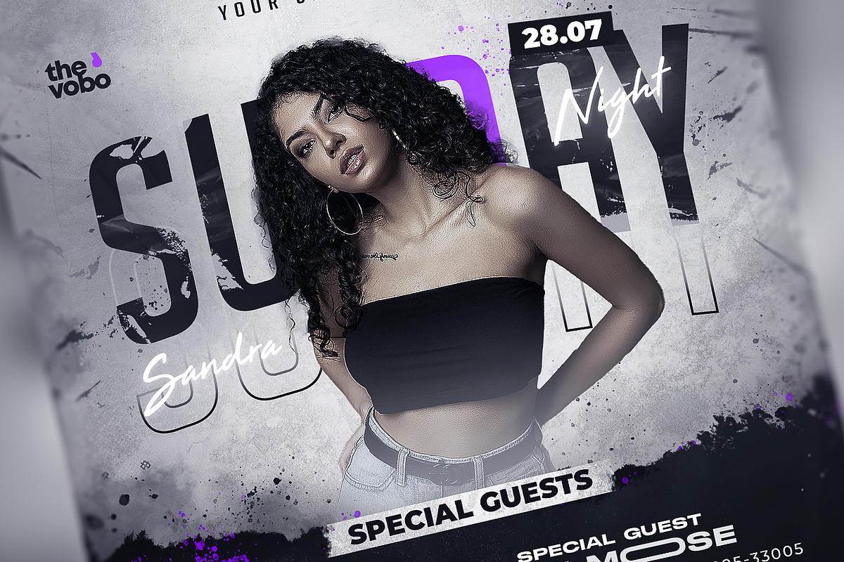 Party Flyer Template, a Flyer Template by FLYERHIVE (Photo 2 of 3)