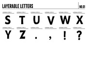 90 Hand Drawn Letters for Procreate, a Brush Add-On by Quiver Supply Co. (Thumbnail 7 of 11)