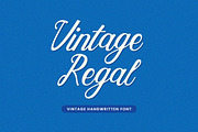 Vintage Regal Handwritten Font, a Handwritten Font by UICreative (Thumbnail 1 of 13)