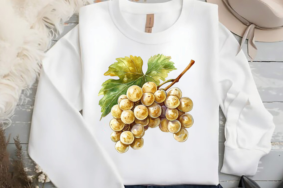 Watercolor Grape Clipart, an Illustration by DreamCafeArt (Photo 5 of 7)