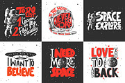 Space sketches and posters set, a Technology Illustration by Akimo Mia (Thumbnail 10 of 11)