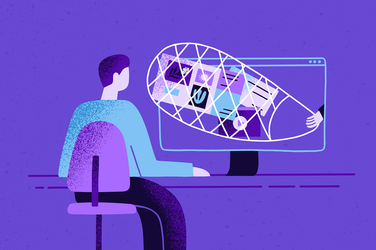 Plagiarism concept, a Technology Illustration by Good Studio (Photo 2 of 3)