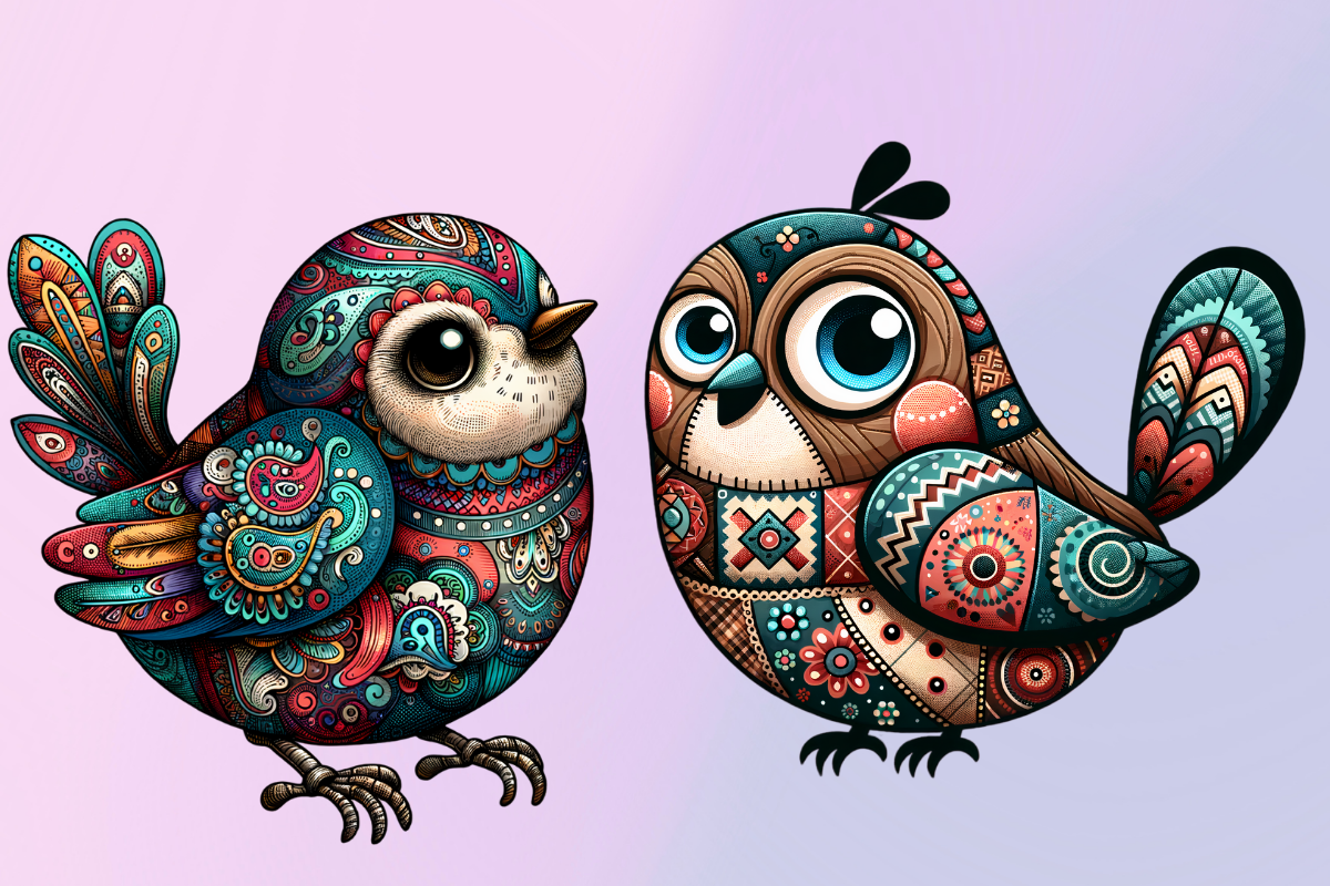 Folk Bird Clipart Png, an Object Graphic by Agnesagraphic (ID 95) (Photo 6 of 7)