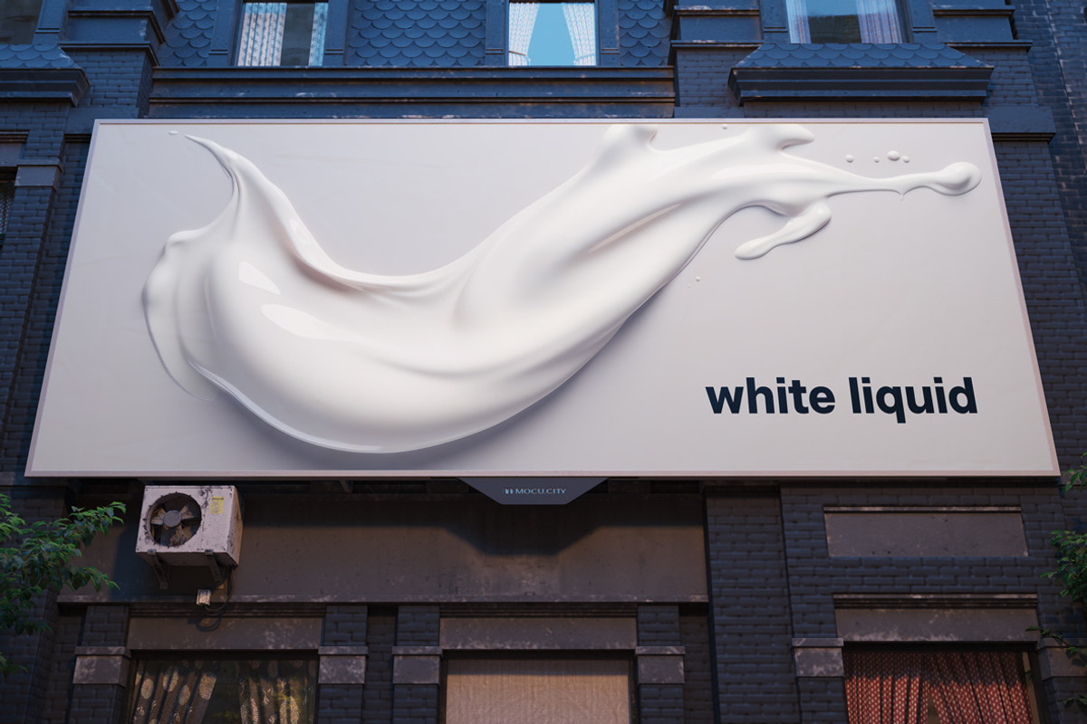 White viscous liquid. 25 images, an Object Illustration by Handmadefont (Photo 9 of 9)