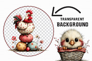 Whimsical Easter Farm Clipart, an Illustration by Libby Wishes (Thumbnail 7 of 7)