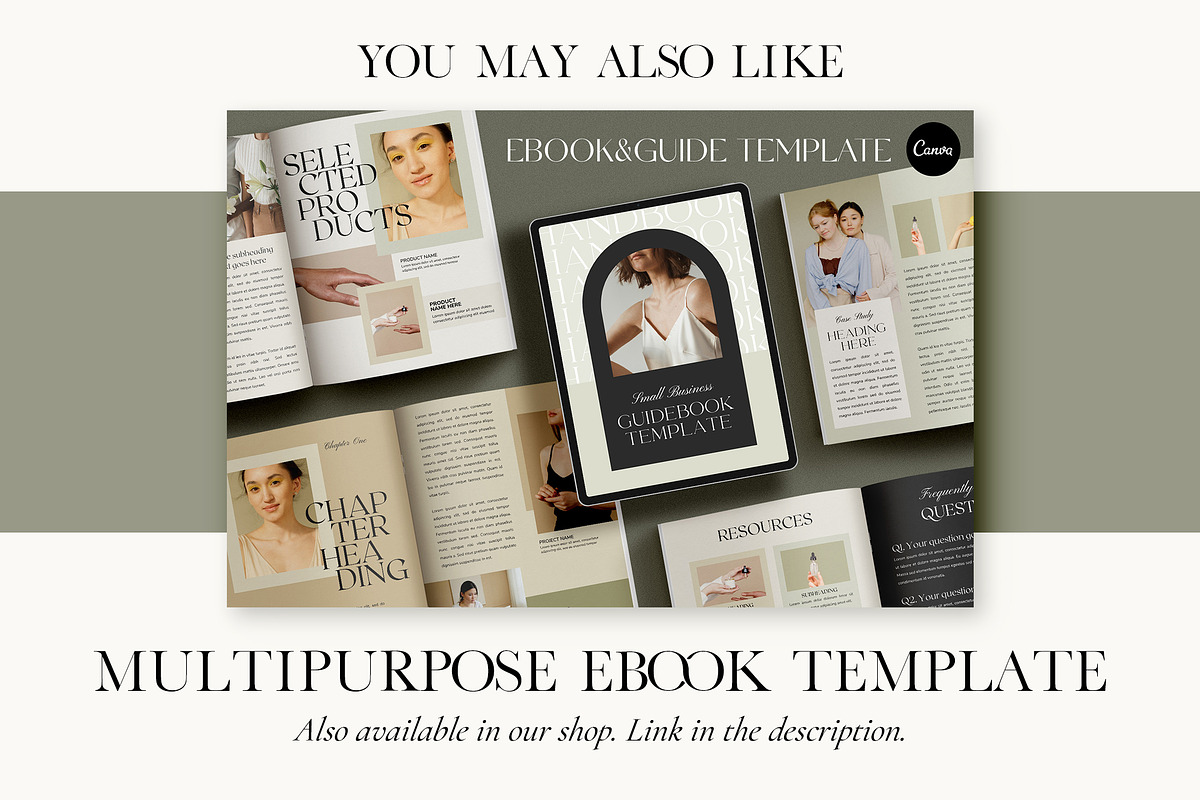 Aesthetic Ebook Template CANVA, a Magazine Template by Studio Loire (Photo 17 of 17)