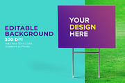 Corrugated Yard Sign Mockup, an Advertising Mockup by IFBdesign (Thumbnail 2 of 11)