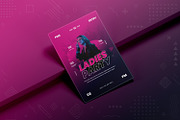 Girl Party Invitation, an Invitation Template by Fannan Studio (Thumbnail 2 of 2)