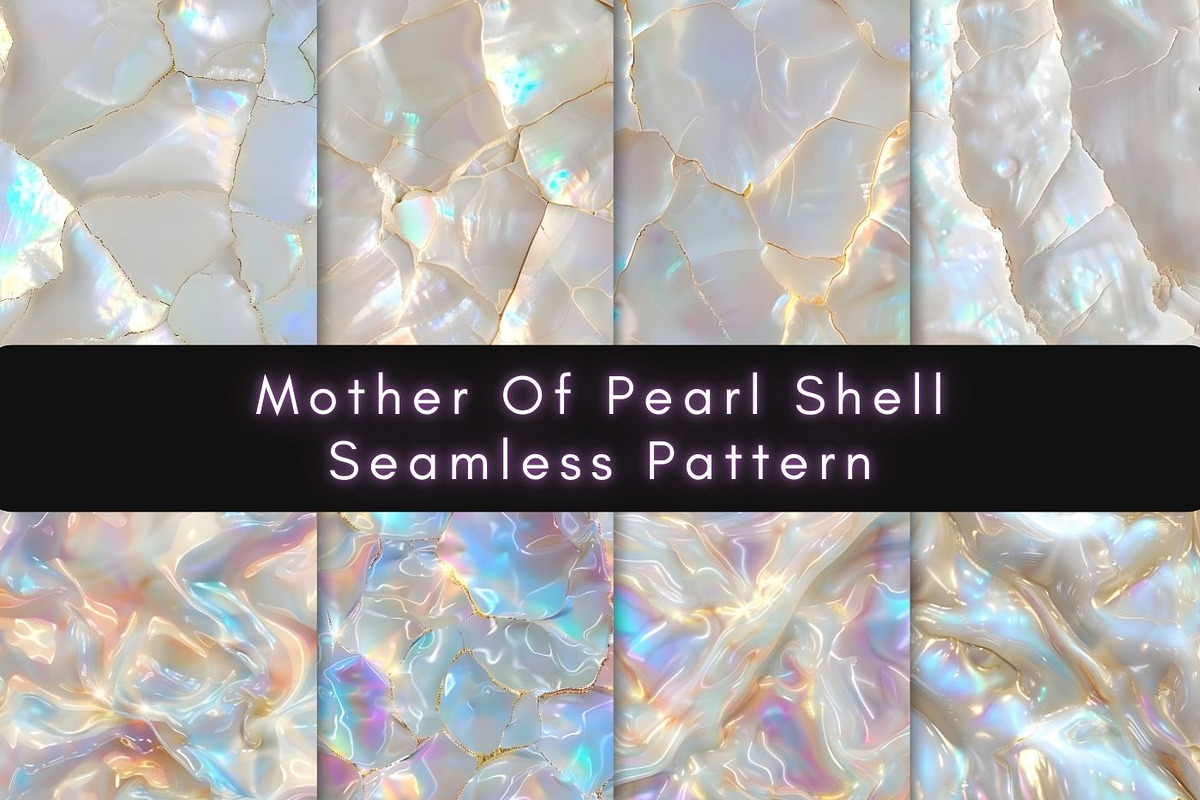 Iridescent Holographic Opal Texture, a Pattern Graphic by UniqueMe (Photo 1 of 17)