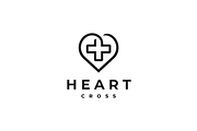 Heart Cross Logo, a Branding & Logo Template by yopie (Thumbnail 3 of 3)