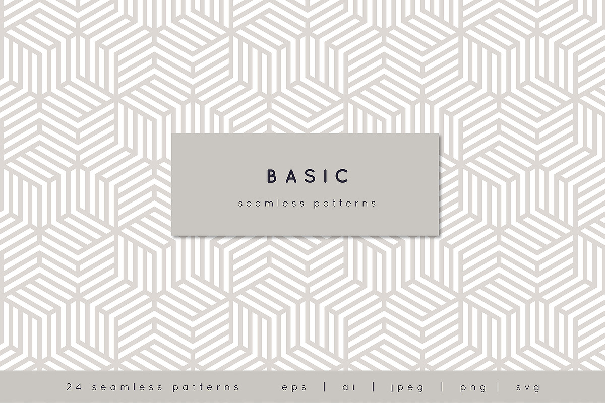 Basic Collection. Geometric Patterns, a Pattern Graphic by Curly_Pat (Photo 1 of 8)