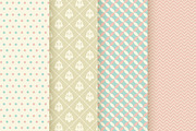 12 elegant pattern and 6 frames, a Pattern Graphic by CLIPART GARDEN (Thumbnail 3 of 5)