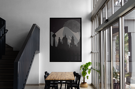 Night-Themed Wall Art Designs