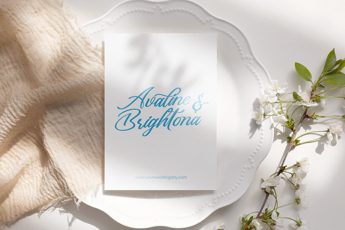 Gartenya Calligraph Modern Font, a Script Font by Letterena Studios Script (Photo 13 of 19)