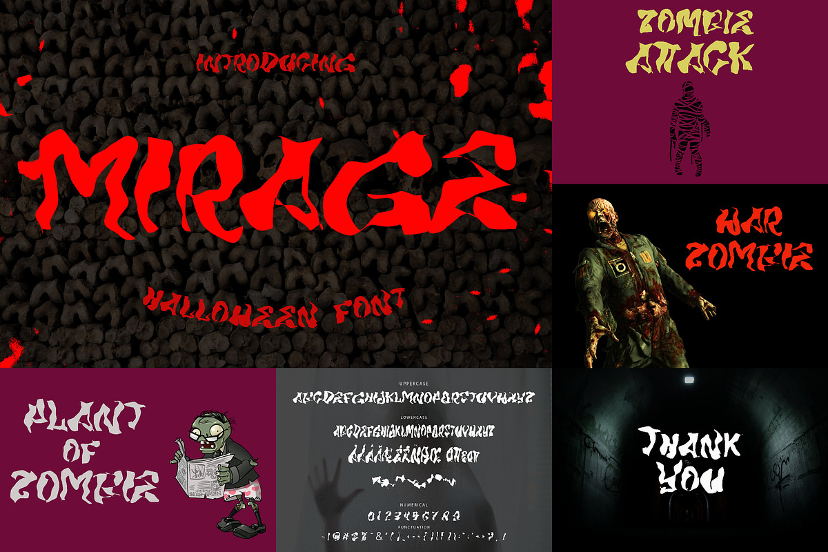 Halloween Font Bundle SALE!!, a Font by NTC Graphic (Photo 13 of 17)