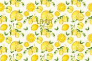 Lemon clip art, a Decorative Illustration by 7nov.studio (Thumbnail 3 of 6)