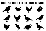 Bird Silhouette design bundle, an Illustration by BIPLOB EXPERT (Thumbnail 2 of 13)