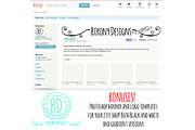 Ribbons Rosettes Flourishes Bundle, an Illustration by Violet LeBeaux (Thumbnail 4 of 4)
