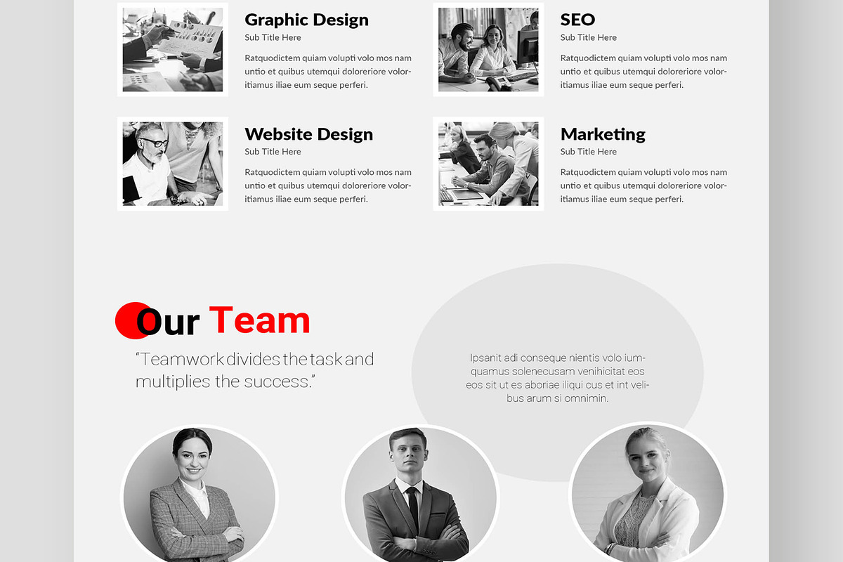 Business Agency Landing Page, a Landing Page Template by CreativeShaper (Photo 4 of 6)