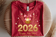 2026 Happy Glitter New Year PNG, an Illustration by SinaCreation (Thumbnail 7 of 11)