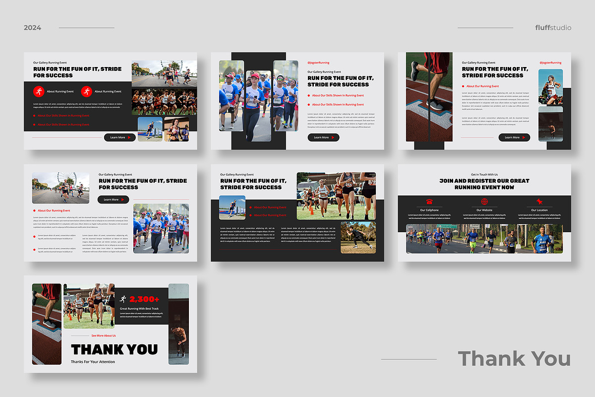 Running Sport Keynote Template, a Presentation Template by fluffstudio (Photo 4 of 4)