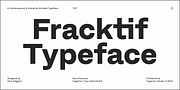Fracktif, a Sans Serif Font by Degarism Studio (Thumbnail 1 of 15)