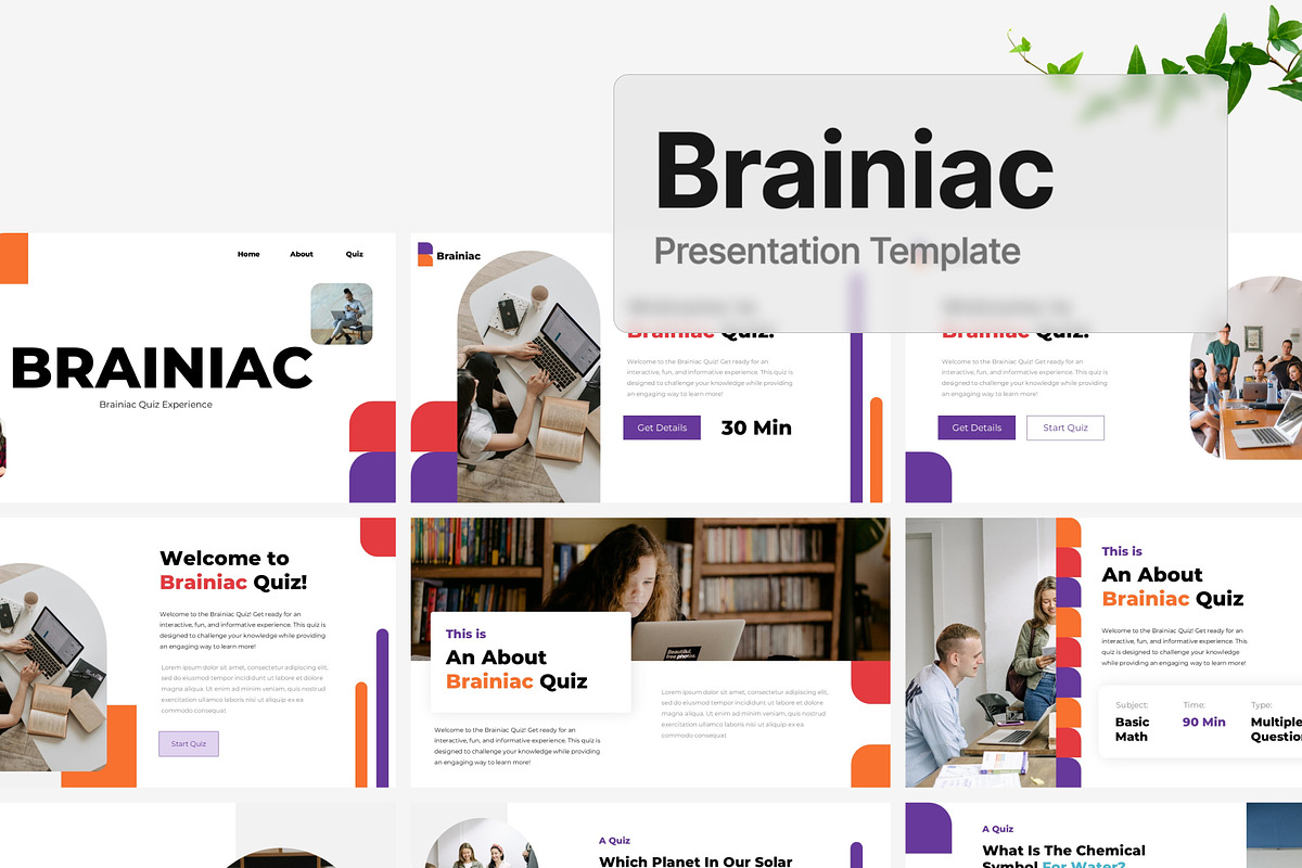 Modern Quiz Experience Presentation, a Presentation Template by Eklip Studio (Photo 6 of 6)